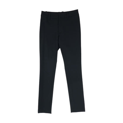 Black Solid Dress Pants