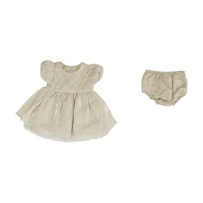 Beige Formal Dress