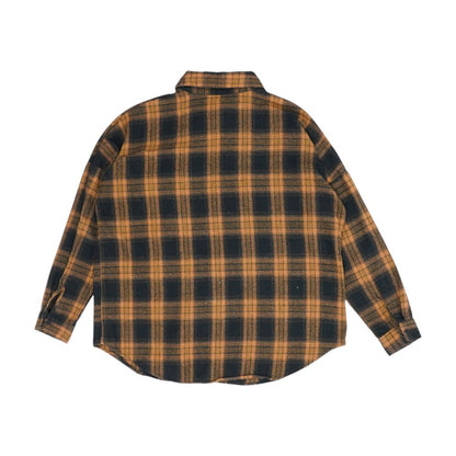 Black Plaid Button Down