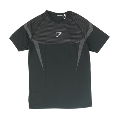 Black Solid Active T-Shirt