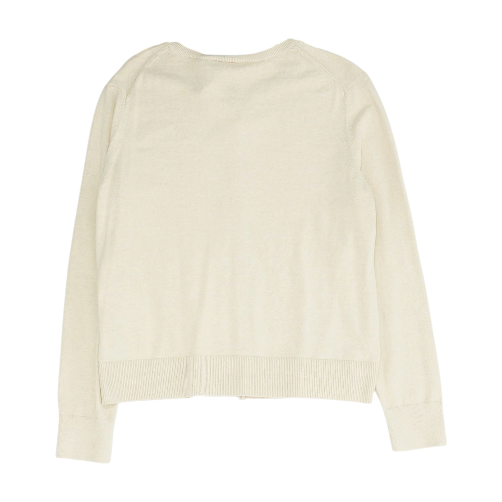 Beige Cardigan Sweater
