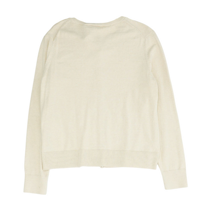 Beige Cardigan Sweater