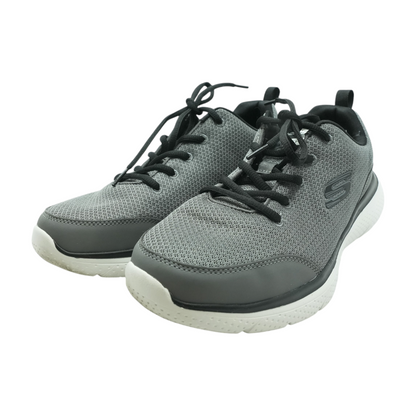 Gray Low-Top Athletic Shoes