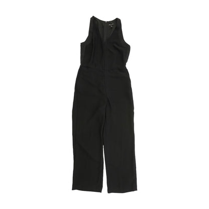 Black Solid Jumpsuit