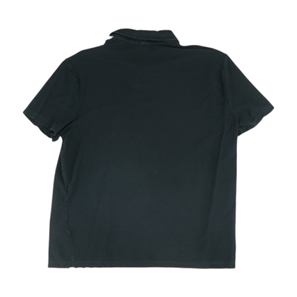 Black Striped Short Sleeve Polo