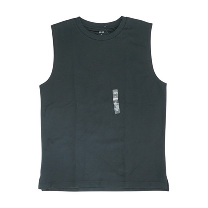 Black Solid Active Tank