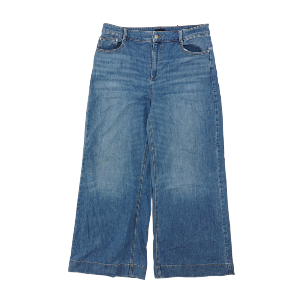 Blue Wide Leg Jeans