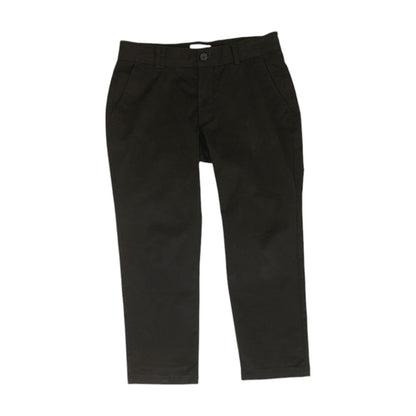 Black Solid Pants