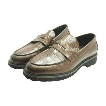 Brown Leather Loafer Dress Shoes