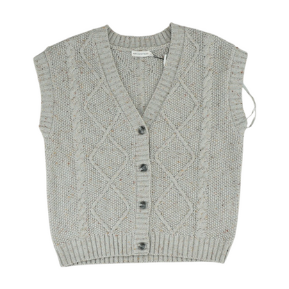Gray Cardigan Sweater