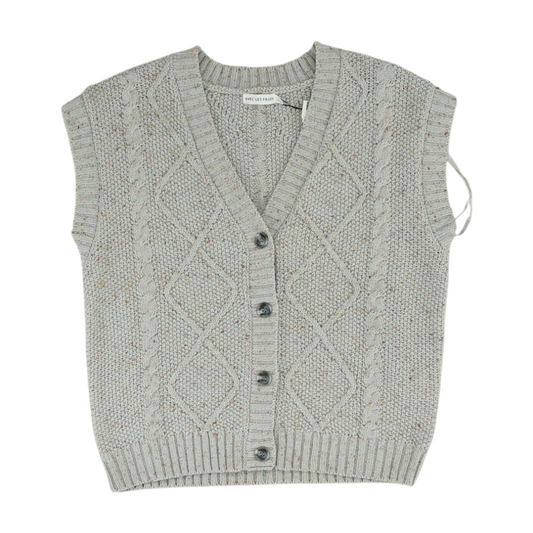 Gray Cardigan Sweater