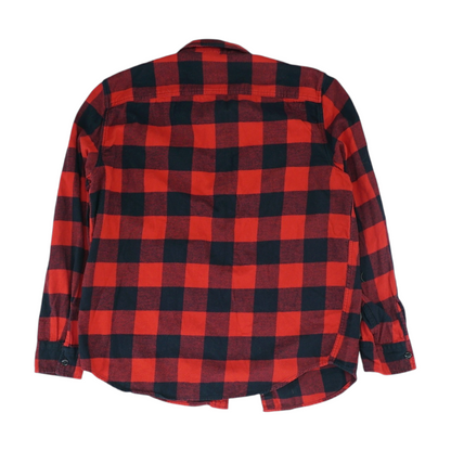 Red Check Flannel Button Down