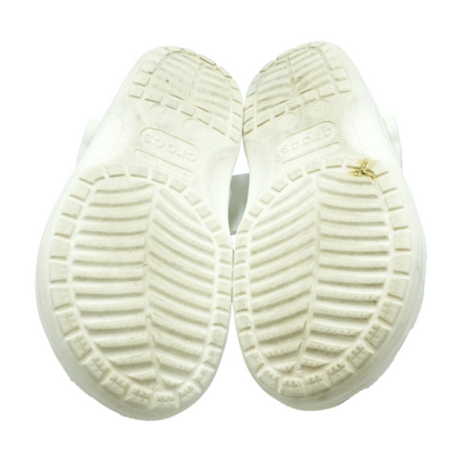 White Slip-On Flats