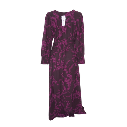 Brown Floral Maxi Dress