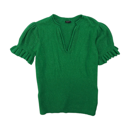 Green Plus Size Pullover Sweater