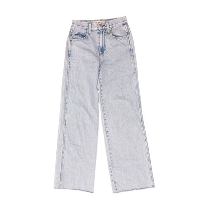 Purple Boyfriend Wide Leg Jeans
