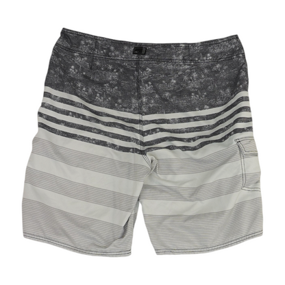 Gray Striped Swim Bottom