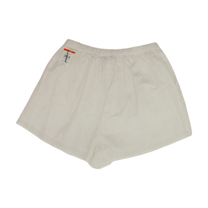 White Solid Pajama Bottom
