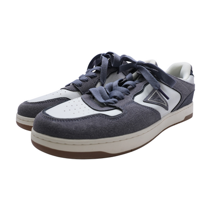 Gray Low-Top Athletic Shoes