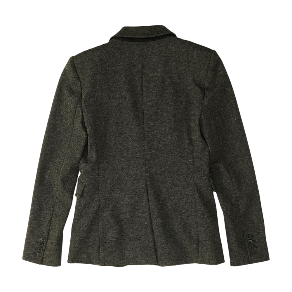Gray Solid Blazer