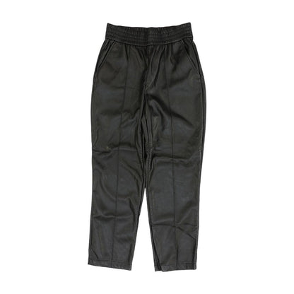 Black Solid Pants