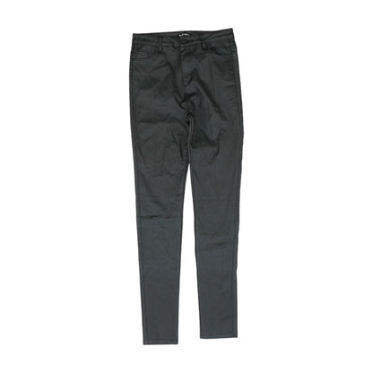 Black Solid Pants