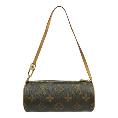 Brown Pochette Papillon in Monogram Coated Canvas