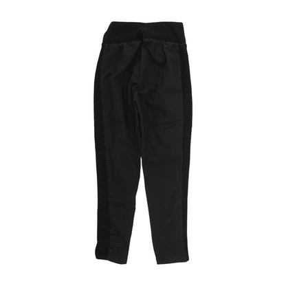 Black Solid Pants