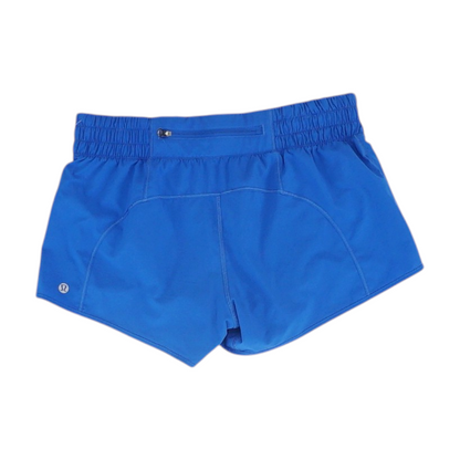 Blue Solid Active Shorts