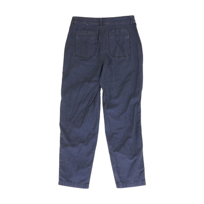 Blue Solid Pants