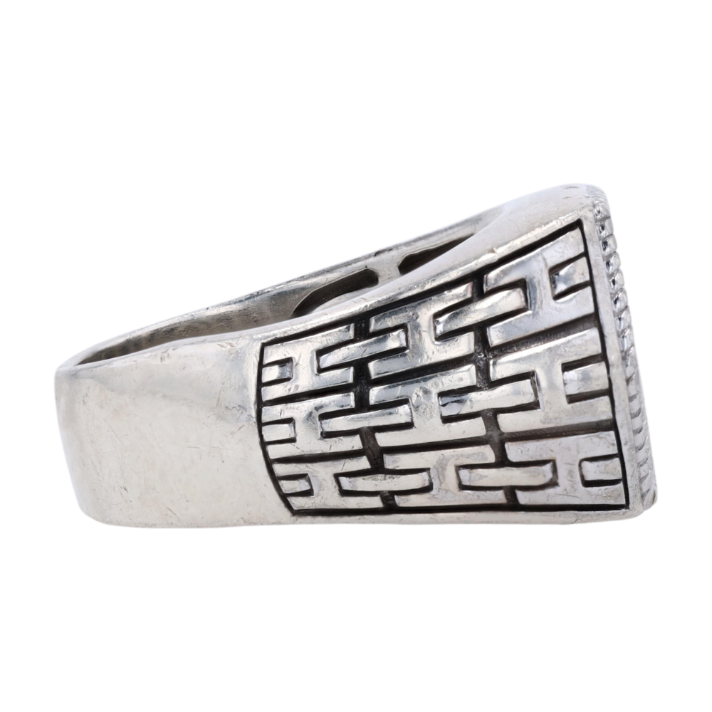 5/8 ctw Sterling Silver Black Sapphire Fashion Ring