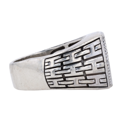 5/8 ctw Sterling Silver Black Sapphire Fashion Ring