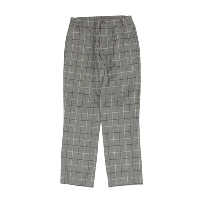 Gray Plaid Dress Pants