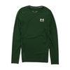 Under Armour Green Solid Base Layer – Image 1
