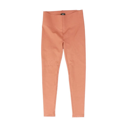 Coral Solid Leggings