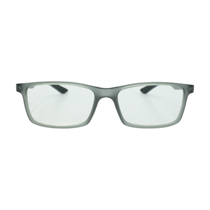 Gray Rectangle Prescription Eyewear