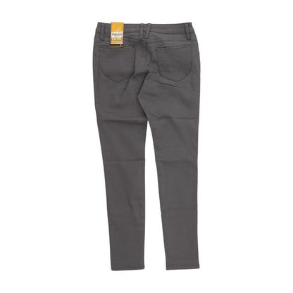 Gray Solid Jeans
