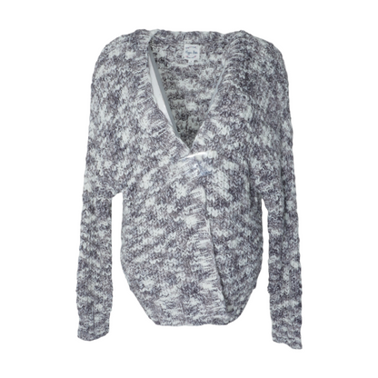 Gray Cardigan Sweater