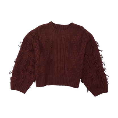 Burgundy Pullover Sweater