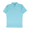 Blue Print Short Sleeve Polo
