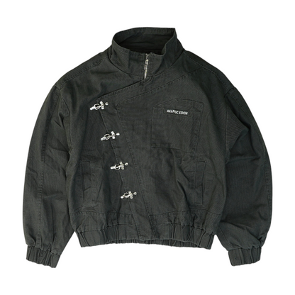 Gray Solid Jacket