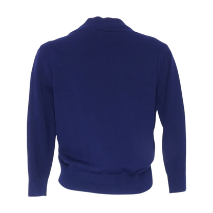 Navy Cardigan Sweater