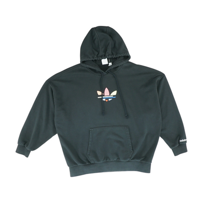 Black Solid Hoodie Pullover
