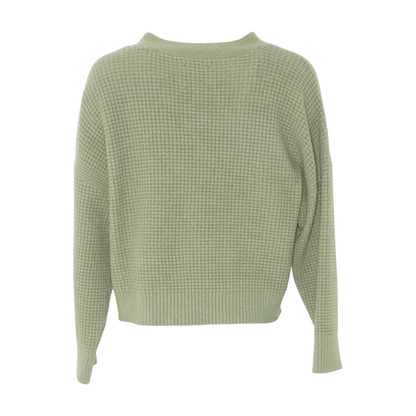 Green Cardigan Sweater