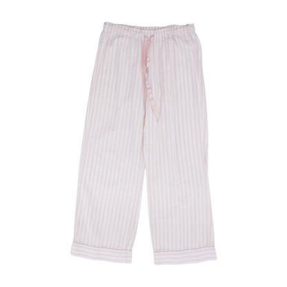 Pink Short Striped Pajama Bottom