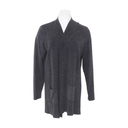 Charcoal Cardigan Sweater