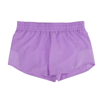 Purple Solid Active Shorts