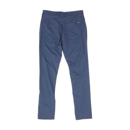 Navy Solid Five Pocket Pants