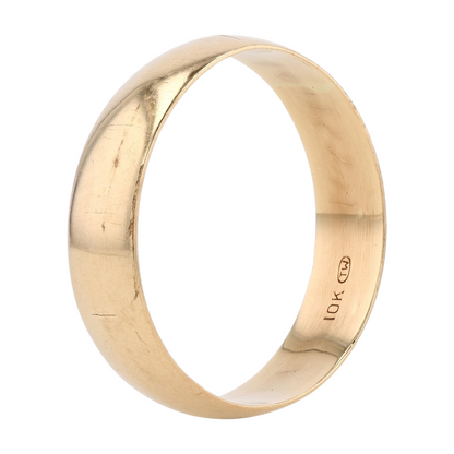 10K Yellow Gold Band Ring
