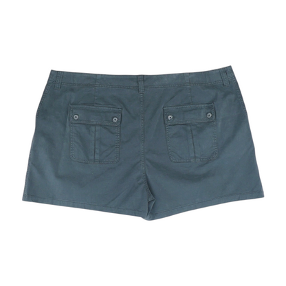 Gray Plus Solid Chino Shorts